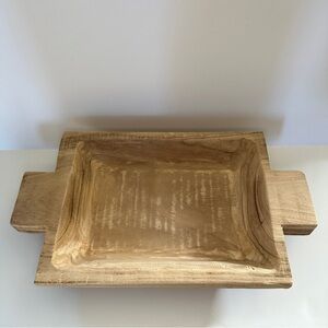 Wood Decorative Bowl Decor Tray